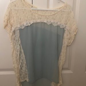 Nordstrom Lush mini sleeve top